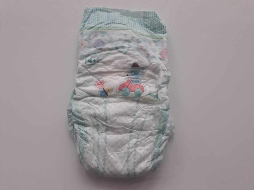 Pampers Active Baby-Dry wygląd pieluszki.